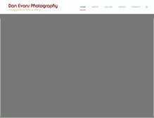 Tablet Screenshot of danevansphotography.co.uk